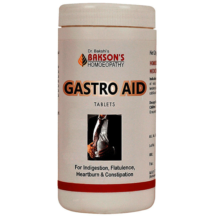 Bakson's Homeopathy Gastro Aid Tablet - Classic Derma