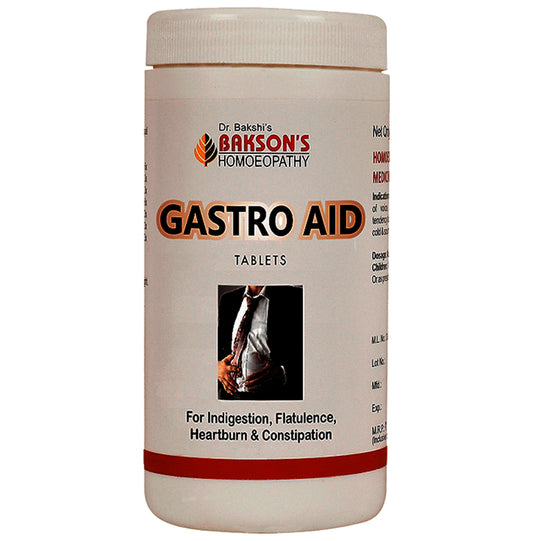 Bakson's Homeopathy Gastro Aid Tablet - Classic Derma