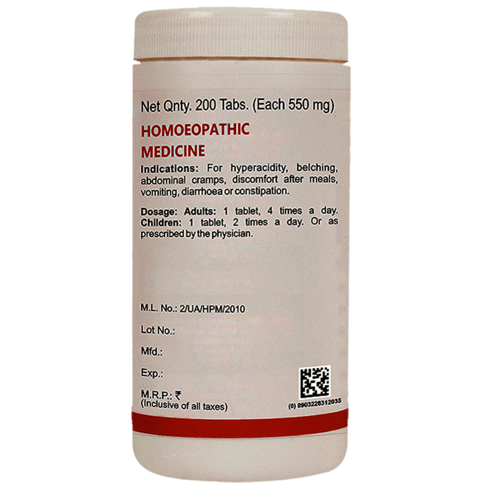 Bakson's Homeopathy Gastro Aid Tablet