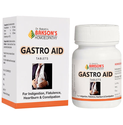 Bakson's Homeopathy Gastro Aid Tablet - Classic Derma