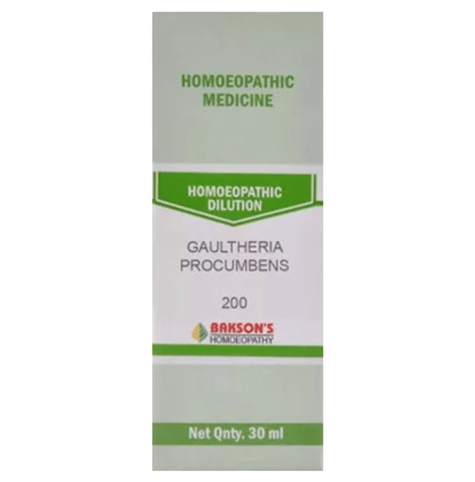 Bakson's Homeopathy Gaultheria Procumbens Dilution 200 - Classic Derma