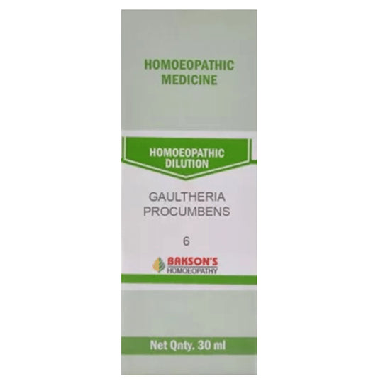 Bakson's Homeopathy Gaultheria Procumbens Dilution 6 CH - Classic Derma