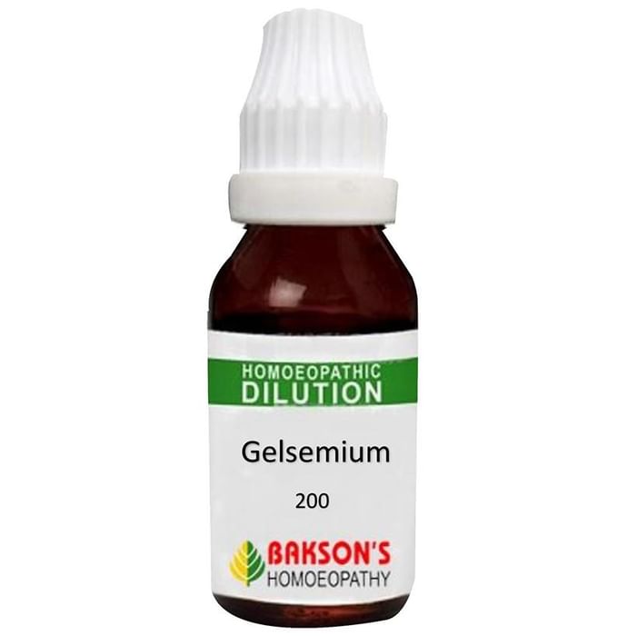 Bakson's Homeopathy Gelsemium Dilution 200 CH - Classic Derma
