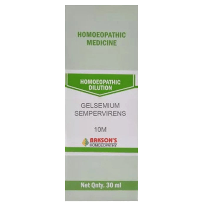 Bakson's Homeopathy Gelsemium Sempervirens Dilution 10M - Classic Derma