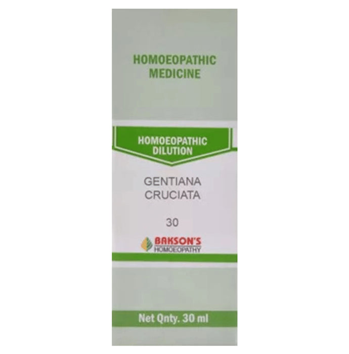 Bakson's Homeopathy Gentiana Cruciata Dilution 30 - Classic Derma