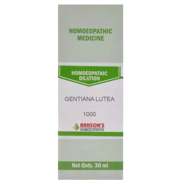Bakson's Homeopathy Gentiana Lutea Dilution 1000 CH - Classic Derma