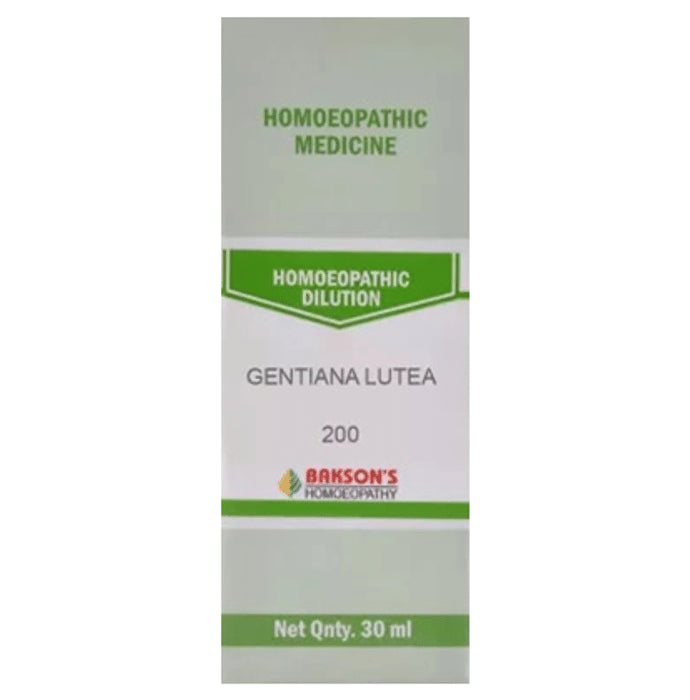 Bakson's Homeopathy Gentiana Lutea Dilution 200 - Classic Derma