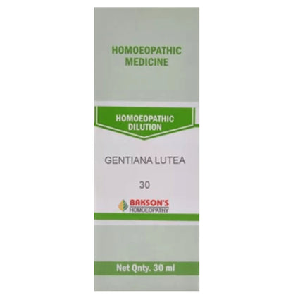 Bakson's Homeopathy Gentiana Lutea Dilution 30 - Classic Derma