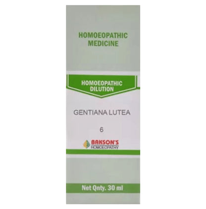 Bakson's Homeopathy Gentiana Lutea Dilution 6 CH - Classic Derma