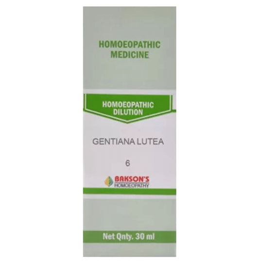 Bakson's Homeopathy Gentiana Lutea Dilution 6 CH - Classic Derma