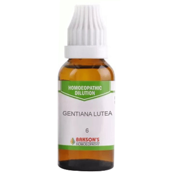 Bakson's Homeopathy Gentiana Lutea Dilution 6 CH