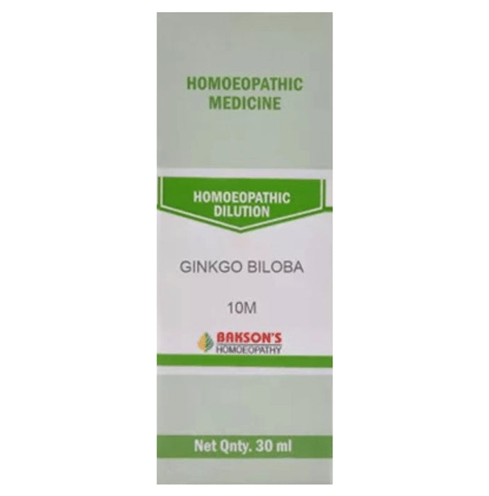 Bakson's Homeopathy Ginkgo Biloba Dilution 10M - Classic Derma