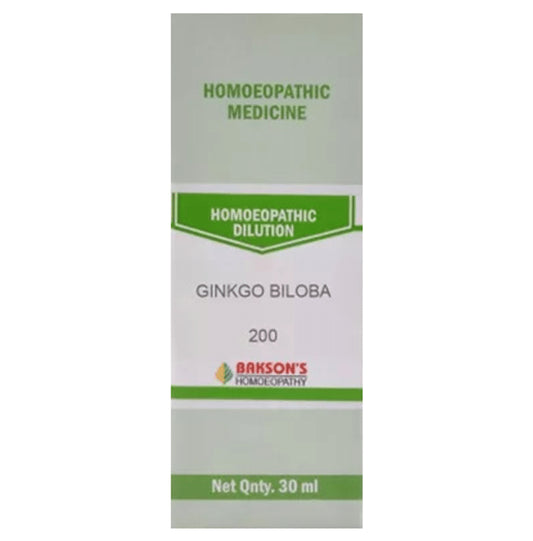 Bakson's Homeopathy Ginkgo Biloba Dilution 200 - Classic Derma