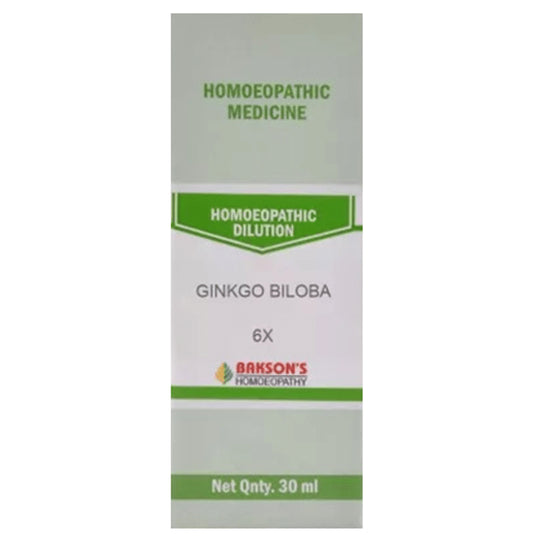 Bakson's Homeopathy Ginkgo Biloba Dilution 6X - Classic Derma