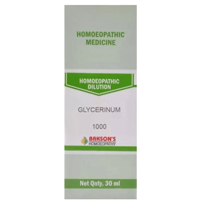 Bakson's Homeopathy Glycerinum Dilution 1000 CH - Classic Derma