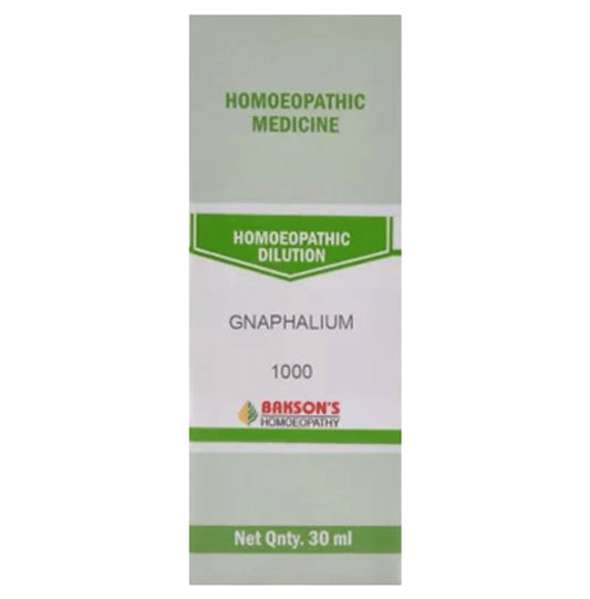 Bakson's Homeopathy Gnaphalium Dilution 1000 CH - Classic Derma