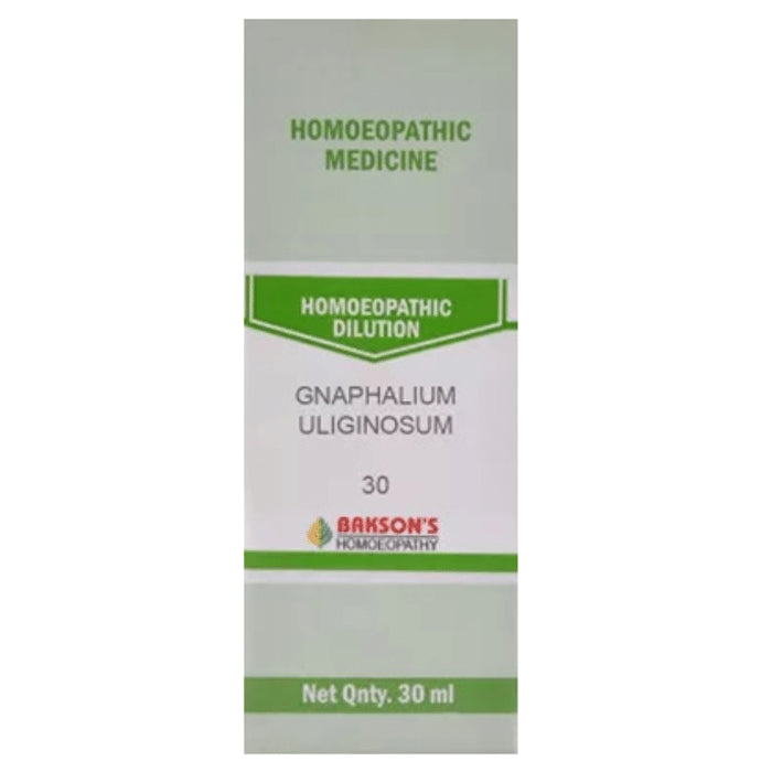 Bakson's Homeopathy Gnaphalium Uliginosum Dilution 30 - Classic Derma