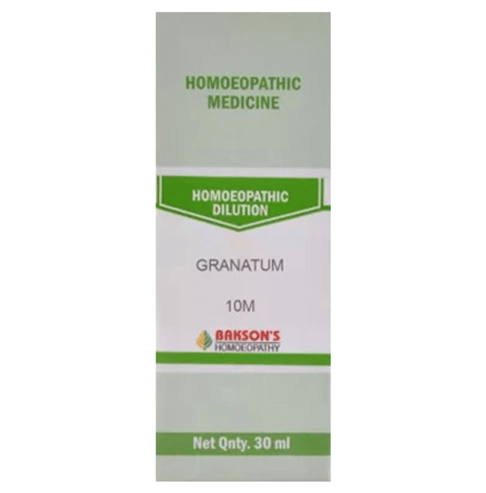 Bakson's Homeopathy Granatum Dilution 10M - Classic Derma