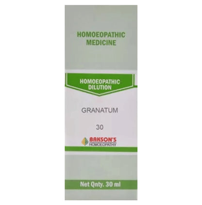 Bakson's Homeopathy Granatum Dilution 30 - Classic Derma