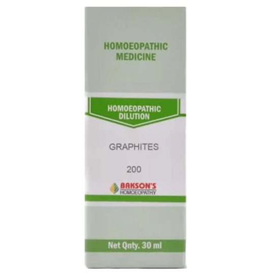 Bakson's Homeopathy Graphites Dilution 200 CH - Classic Derma
