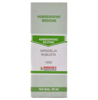 Bakson's Homeopathy Grindelia Robusta Dilution 1000 CH - Classic Derma