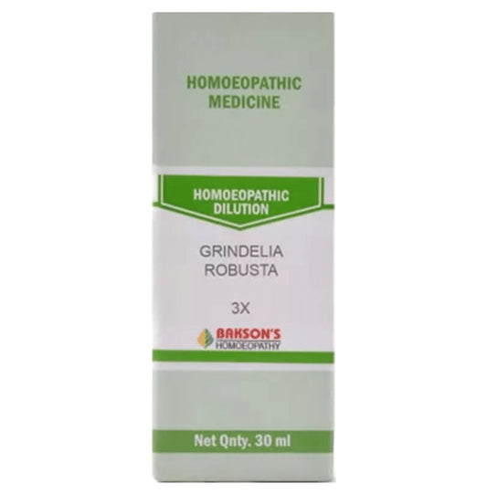 Bakson's Homeopathy Grindelia Robusta Dilution 3X - Classic Derma