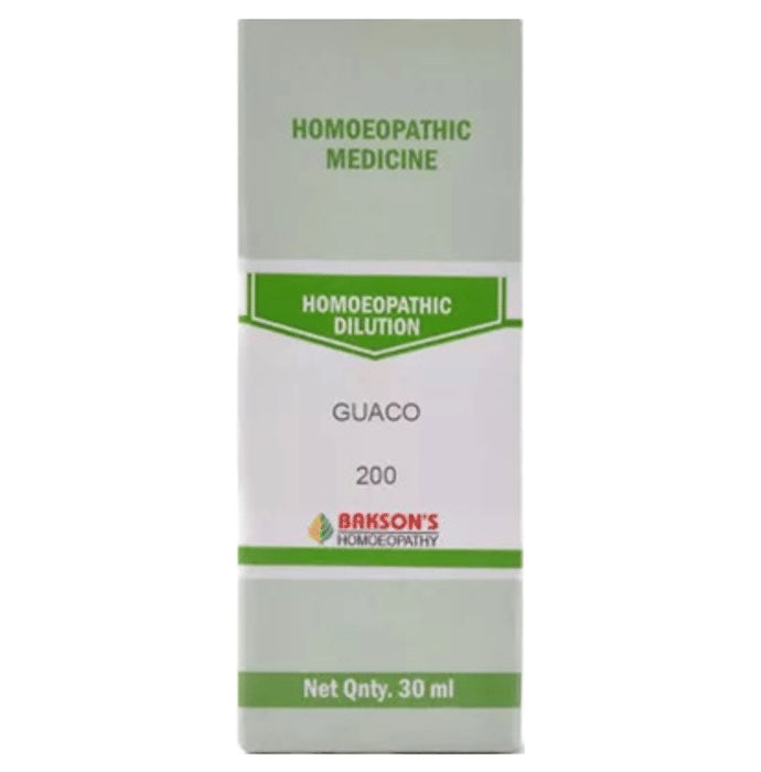 Bakson's Homeopathy Guaco Dilution 200 - Classic Derma