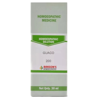 Bakson's Homeopathy Guaco Dilution 200 - Classic Derma
