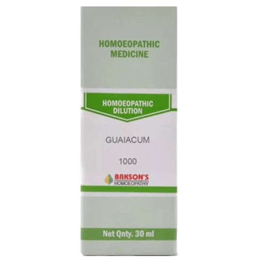 Bakson's Homeopathy Guaiacum Dilution 1000 CH - Classic Derma