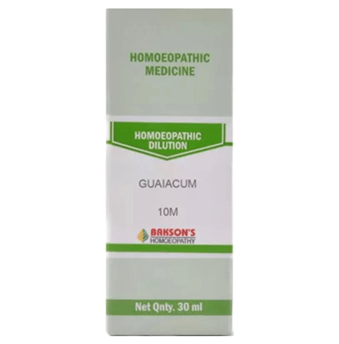 Bakson's Homeopathy Guaiacum Dilution 10M - Classic Derma