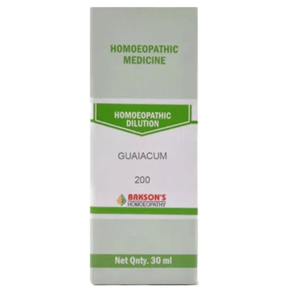 Bakson's Homeopathy Guaiacum Dilution 200 - Classic Derma