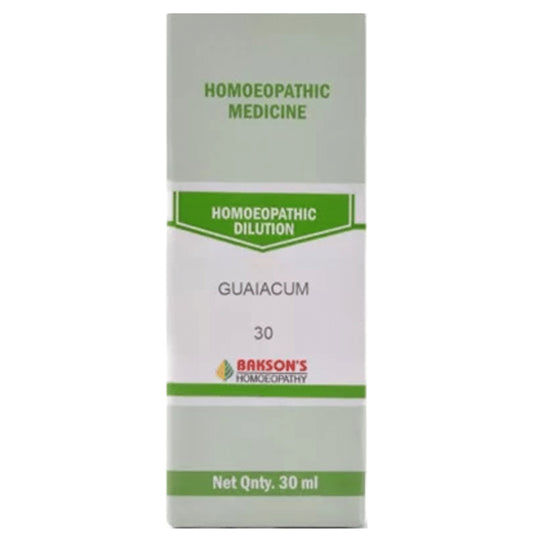 Bakson's Homeopathy Guaiacum Dilution 30 - Classic Derma