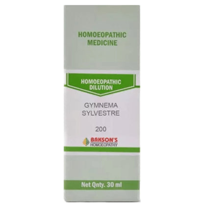 Bakson's Homeopathy Gymnema Sylvestre Dilution 200 - Classic Derma