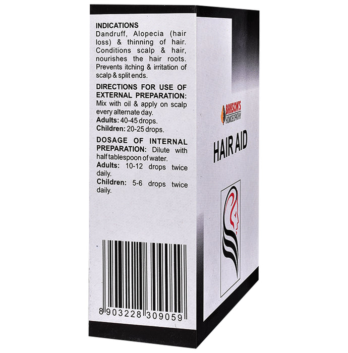 Bakson's Homeopathy Hair Aid Drop Dual Pack (30ml Each)