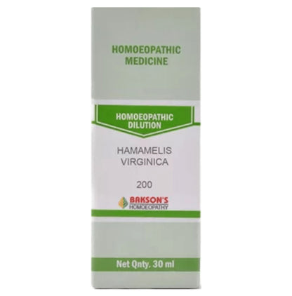 Bakson's Homeopathy Hamamelis Virginica Dilution 200 - Classic Derma