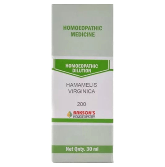 Bakson's Homeopathy Hamamelis Virginica Dilution 200 - Classic Derma