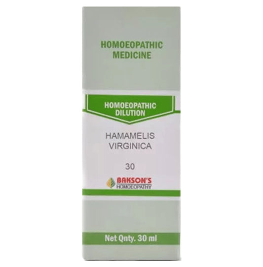 Bakson's Homeopathy Hamamelis Virginica Dilution 30 - Classic Derma