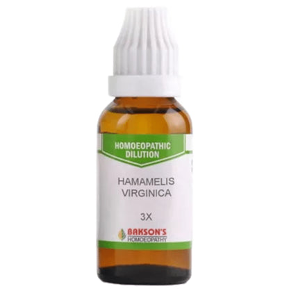 Bakson's Homeopathy Hamamelis Virginica Dilution 3X