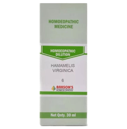 Bakson's Homeopathy Hamamelis Virginica Dilution 6 CH - Classic Derma