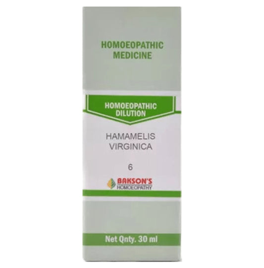 Bakson's Homeopathy Hamamelis Virginica Dilution 6 CH - Classic Derma