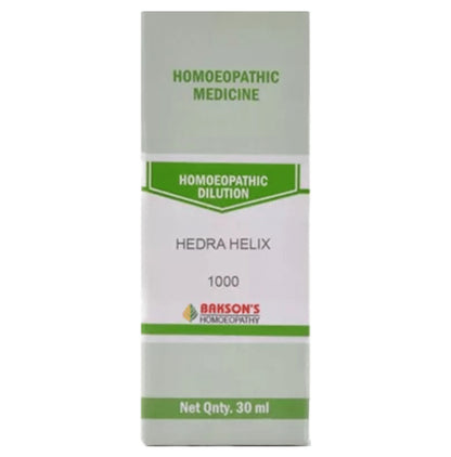 Bakson's Homeopathy Hedra Helix Dilution 1000 CH - Classic Derma