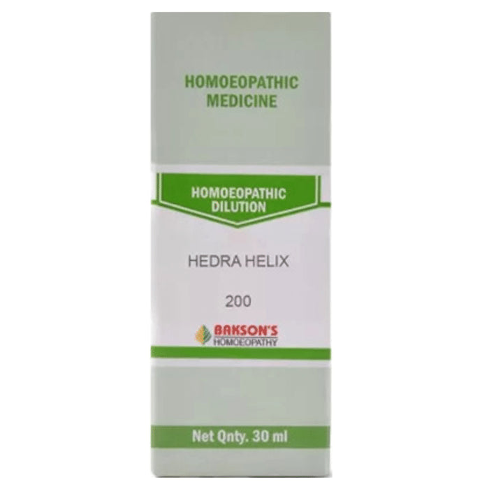 Bakson's Homeopathy Hedra Helix Dilution 200 - Classic Derma