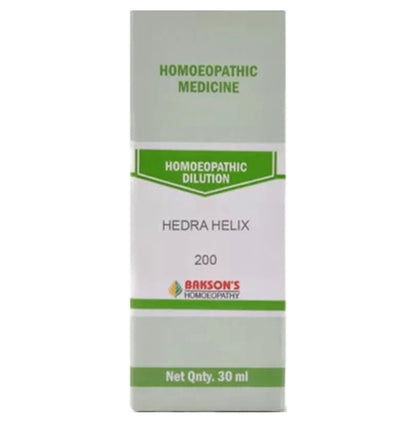 Bakson's Homeopathy Hedra Helix Dilution 200 - Classic Derma