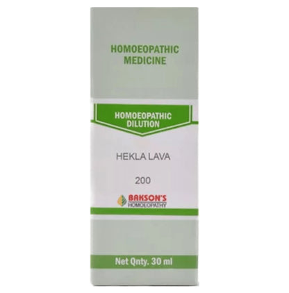 Bakson's Homeopathy Hekla Lava Dilution 200 - Classic Derma