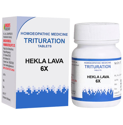 Bakson's Homeopathy Hekla Lava Trituration Tablet 6X - Classic Derma