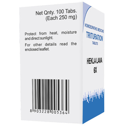 Bakson's Homeopathy Hekla Lava Trituration Tablet 6X