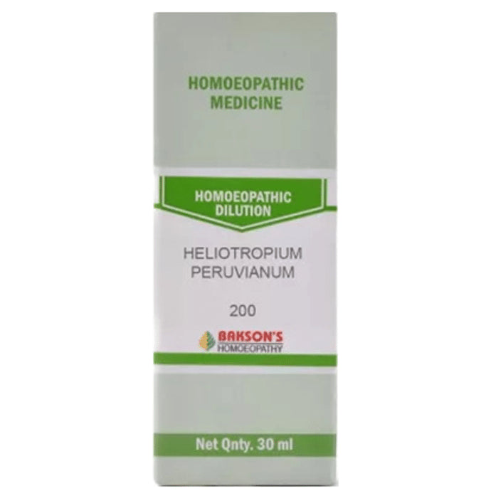 Bakson's Homeopathy Heliotropium Peruvianum Dilution 200 - Classic Derma