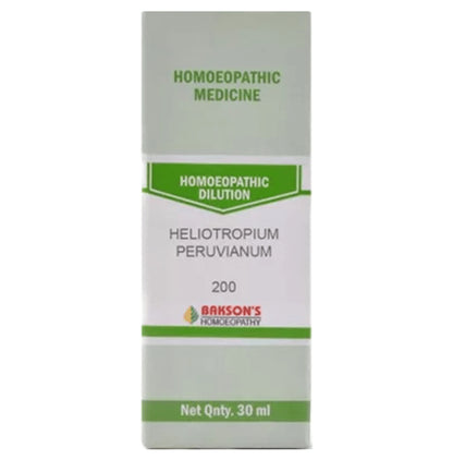 Bakson's Homeopathy Heliotropium Peruvianum Dilution 200 - Classic Derma