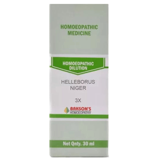 Bakson's Homeopathy Helleborus Niger Dilution 3X - Classic Derma