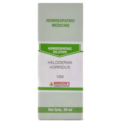 Bakson's Homeopathy Heloderma Horridus Dilution 10M - Classic Derma
